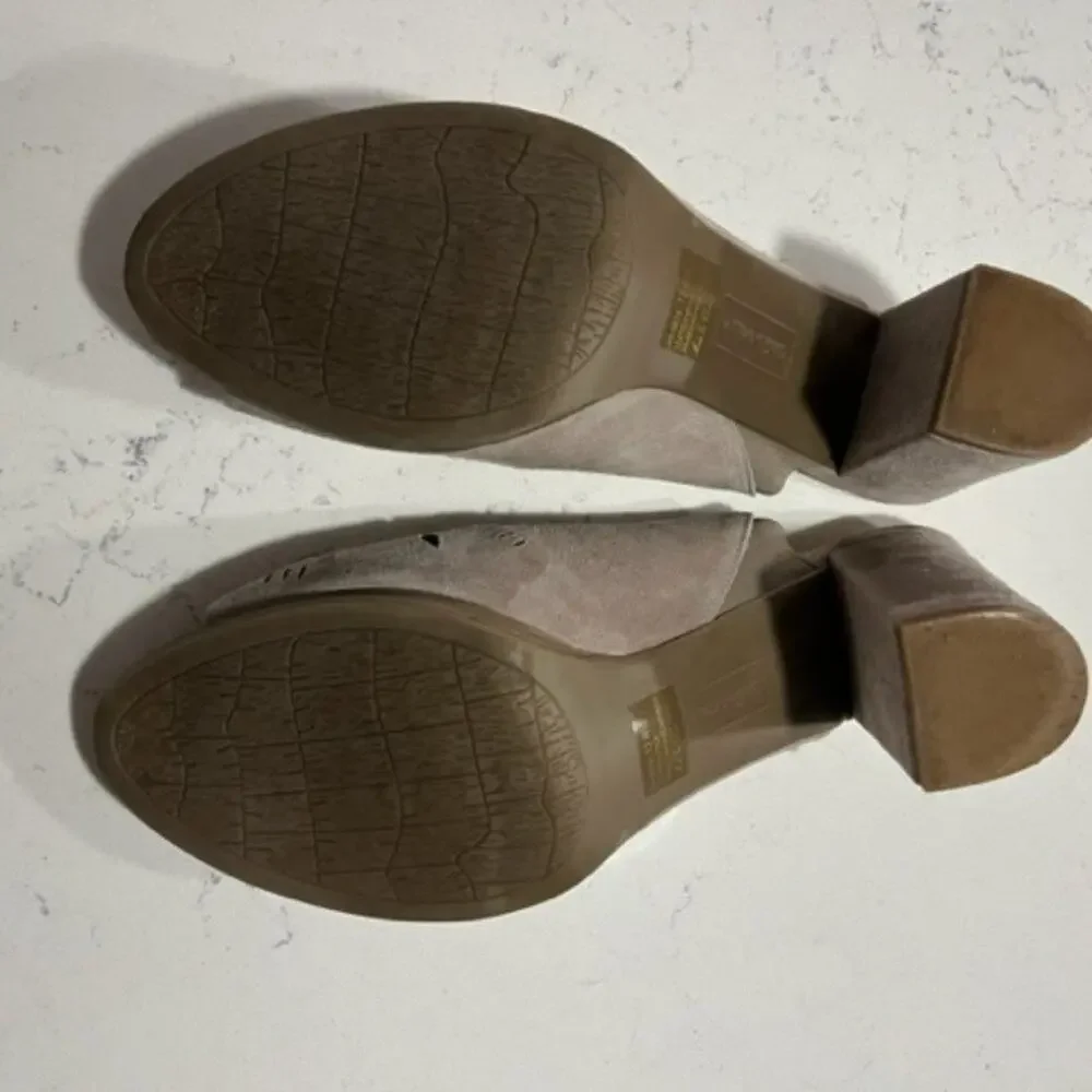 Bella Vita Lark Block Heel Sandal Taupe 12W